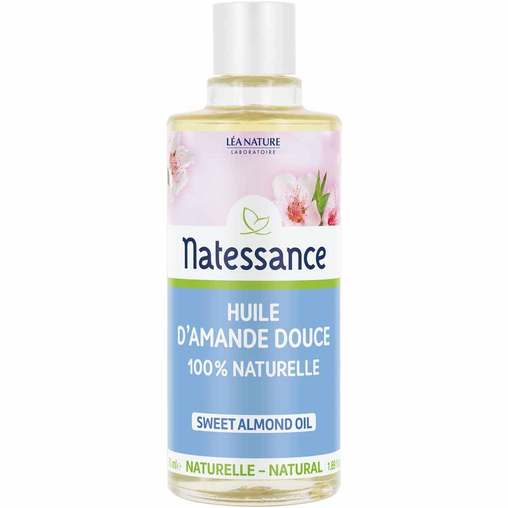 Natessance Huile D'amande Douce Pour Toute La Famille 100% Naturelle 50 ml