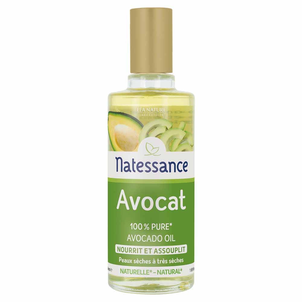 NATESSANCE HUILE D'AVOCAT PEAUX SECHES 50ML