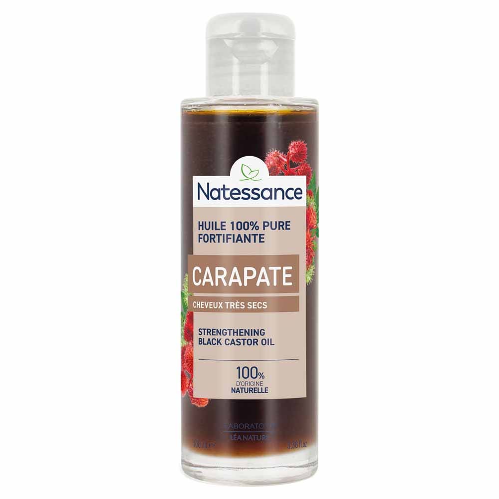 Natessance Huile De Carapate Noire Cheveux Tres Secs Crepus Ou Frises 100ml