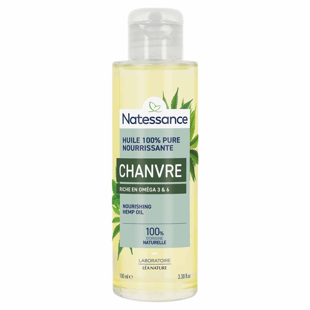 Natessance Huile De Chanvre Huile Pure Equilibrante 100ml