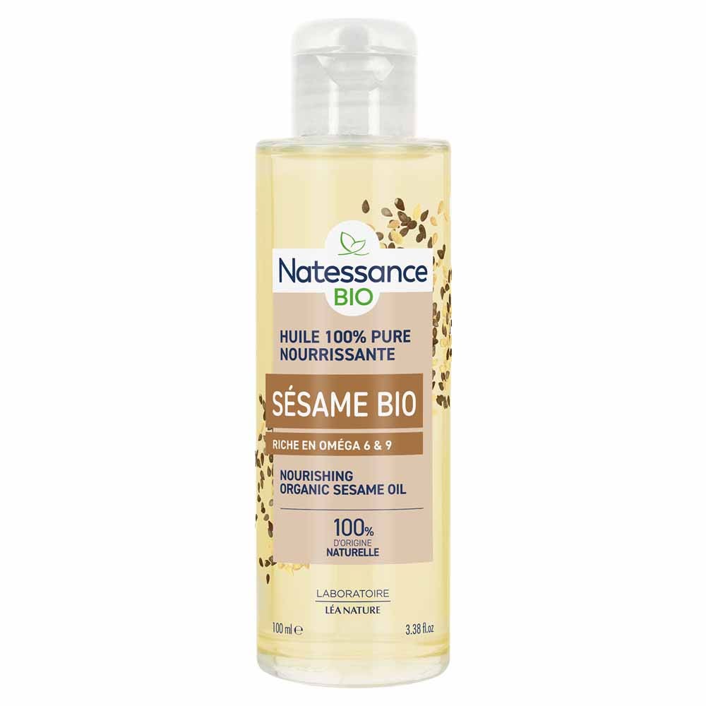 Natessance Huile De Sesame Bio Huile Pure Nourrissante 100ml