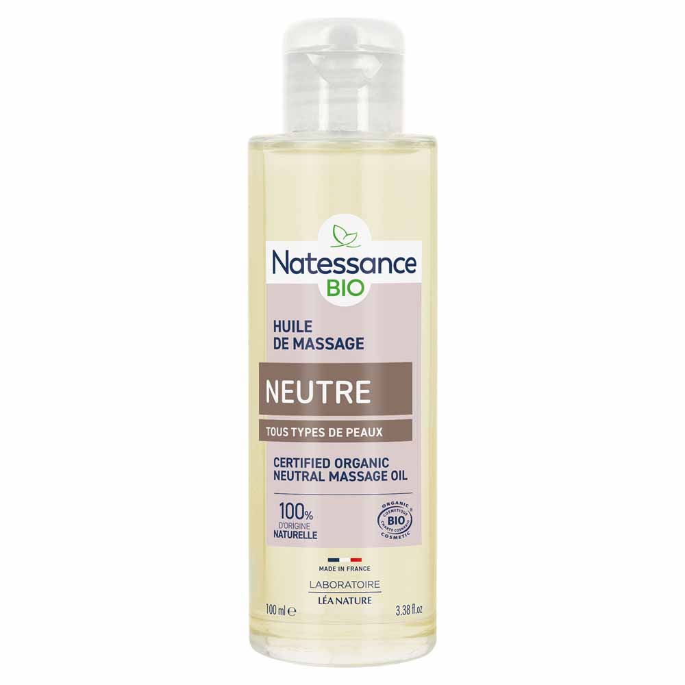 Natessance Huile Neutre Bio Huile Pure Massage Et Soin 100ml
