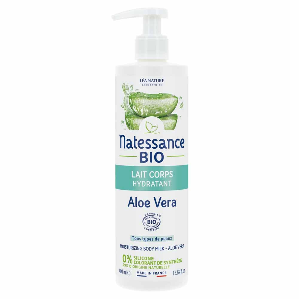 Natessance Lait corps hydratant Aloe vera Bio 400ml