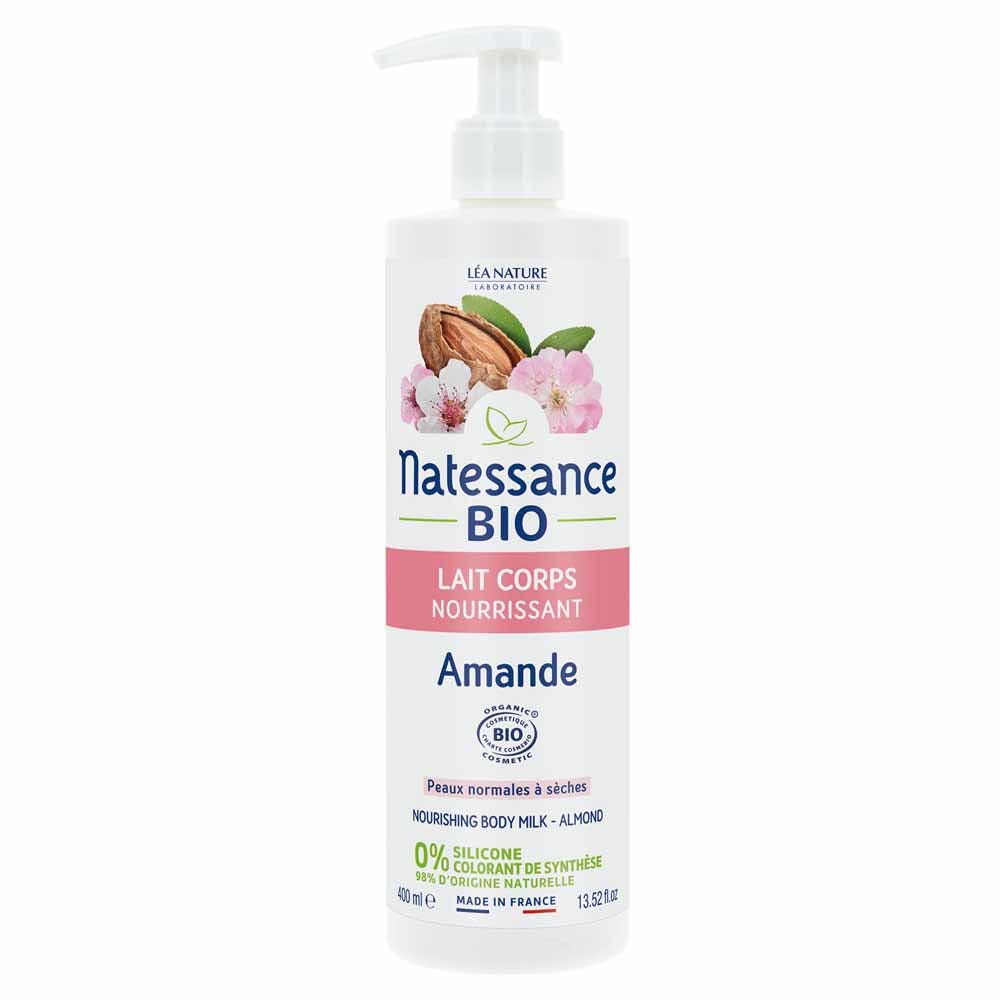 Natessance Lait corps nourrissant Amande Bio 400ml