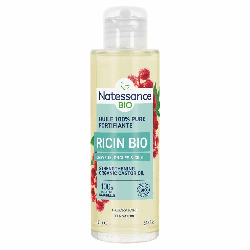 Natessance Ricin Huile De Bio Equitable Huile Pure Fortifie Et Regenere 100ml
