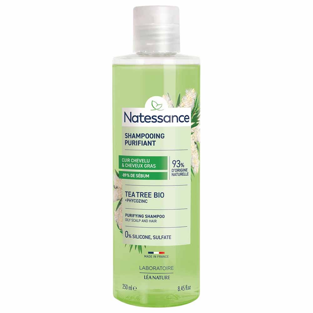 Natessance Capillaires Shampooing Purifiant Tea Tree 250ml