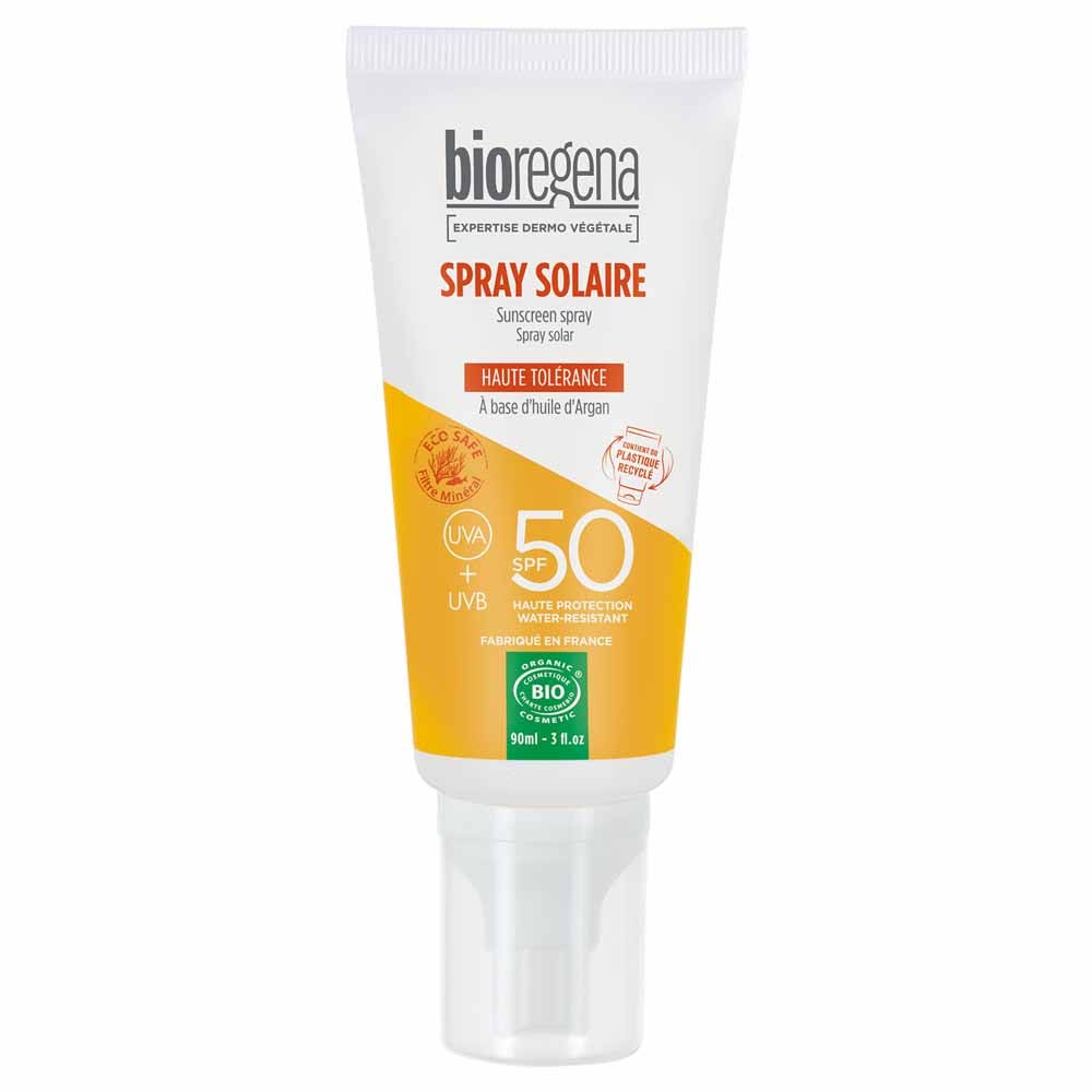 Bioregena Spray Solaire Spf50 Adultes Bio 90ml