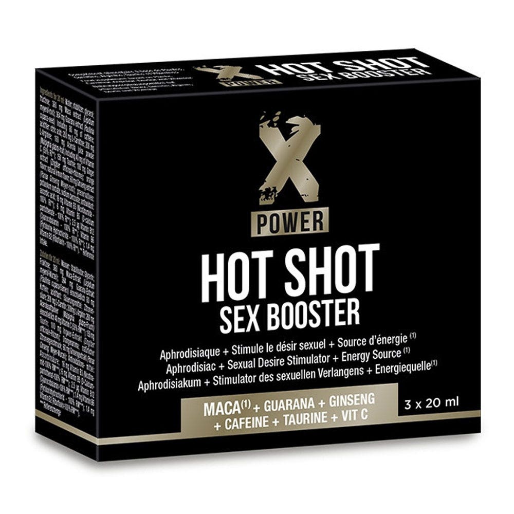 X Power Hot Shot Sex Booster 3x20ml
