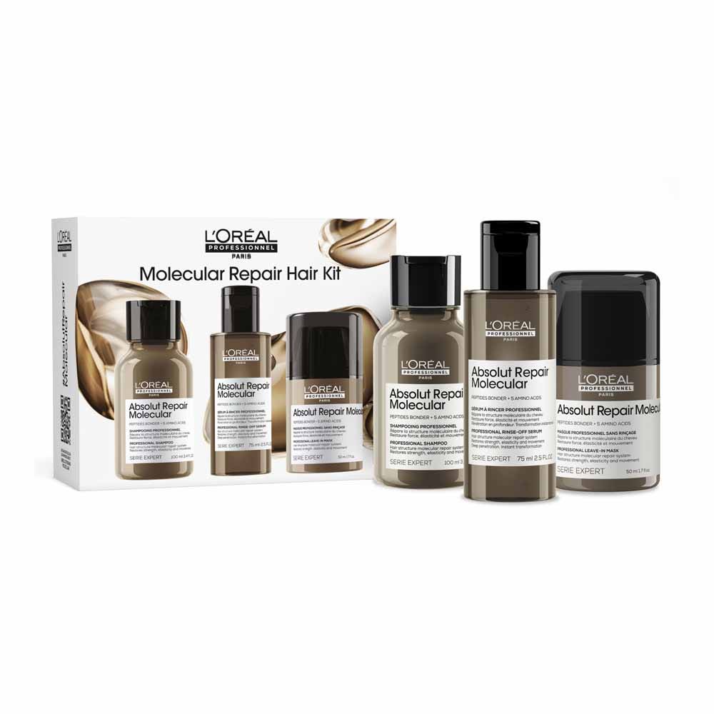L'Oréal Professionnel Absolut Repair Molecular Kit Découverte Trio Cheveux Abîmés