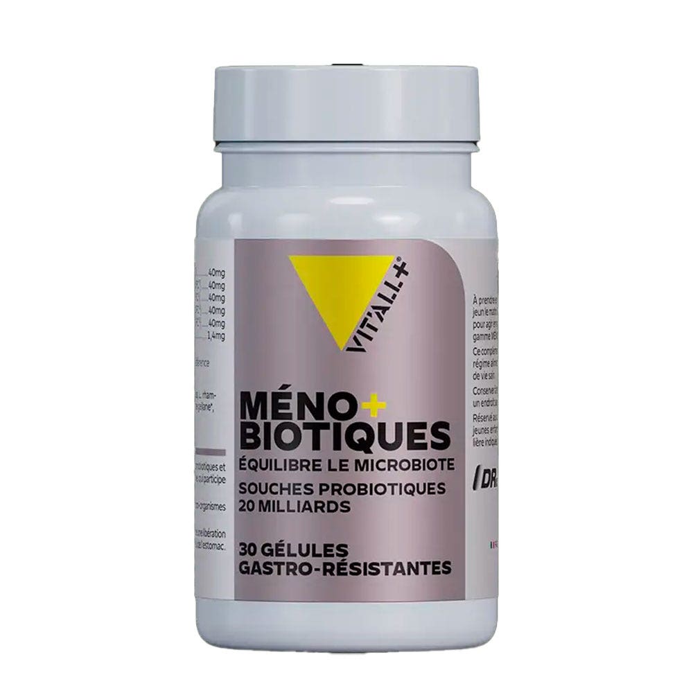 Vit'All+ Méno+ Biotiques 30 gélules gastro-résitantes