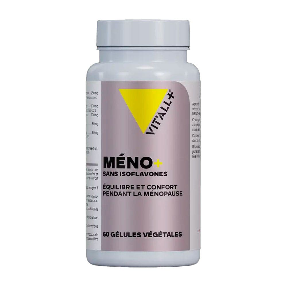 Vit'All+ Méno+ Sans Isoflavone Equilibre et confort Ménopause 60 gélules