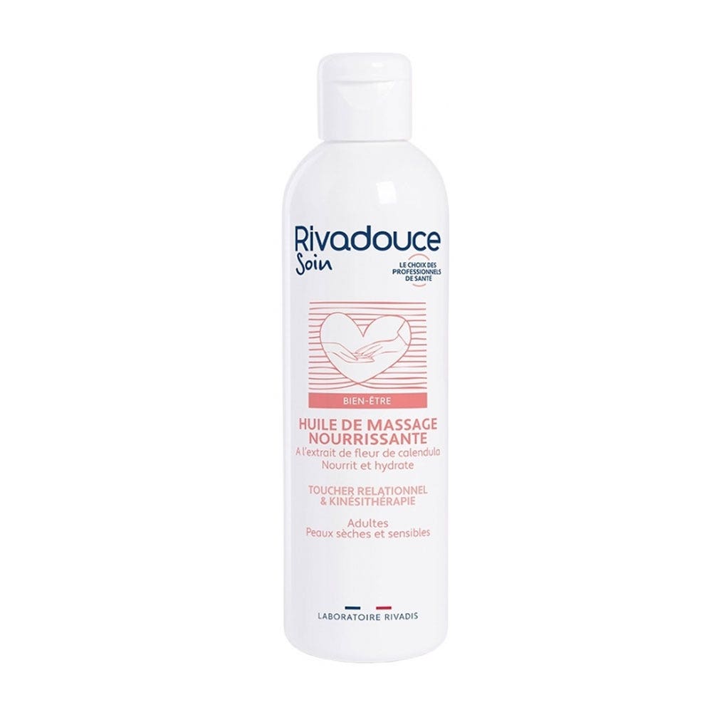 Rivadouce Soin Huile De Massage Nourrissante Toucher relationnel et Kinésithérapie 250ml
