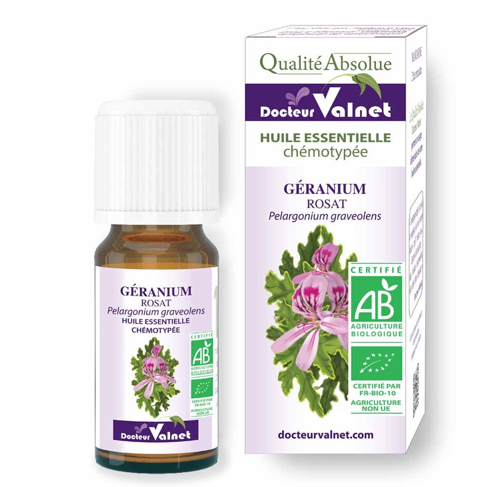 Dr. Valnet Huile essentielle Géranium Rosat 10ml