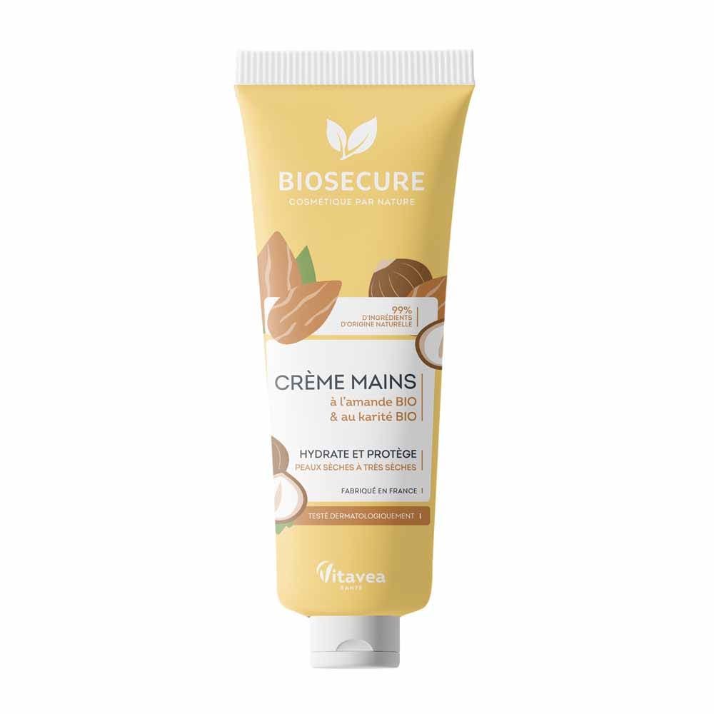 Bio Secure Crème Mains Karité Tous Types de Peaux 50ml
