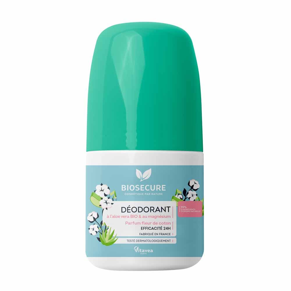 Bio Secure Déodorant Fleur de Coton Tous Types de Peaux 50ml