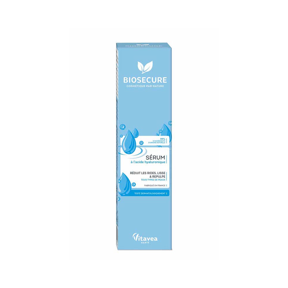 Bio Secure Sérum Acide Hyaluronique Tous Types de Peaux 30ml