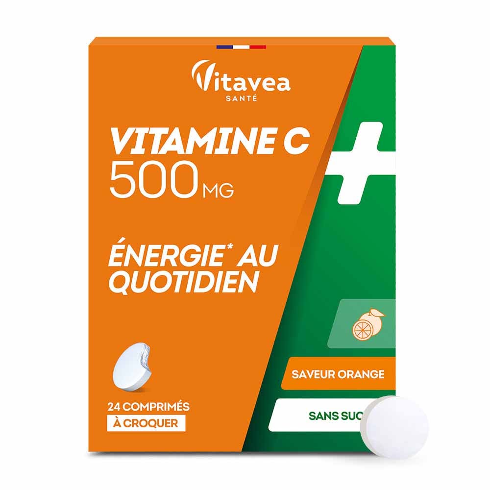 Vitavea Santé Vitamine C Energie au quotidien 24 Comprimes A Croquer