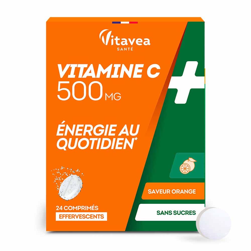 Vitavea Santé Vitamine C 500mg Energie au Quotidien x24 comprimés effervescents