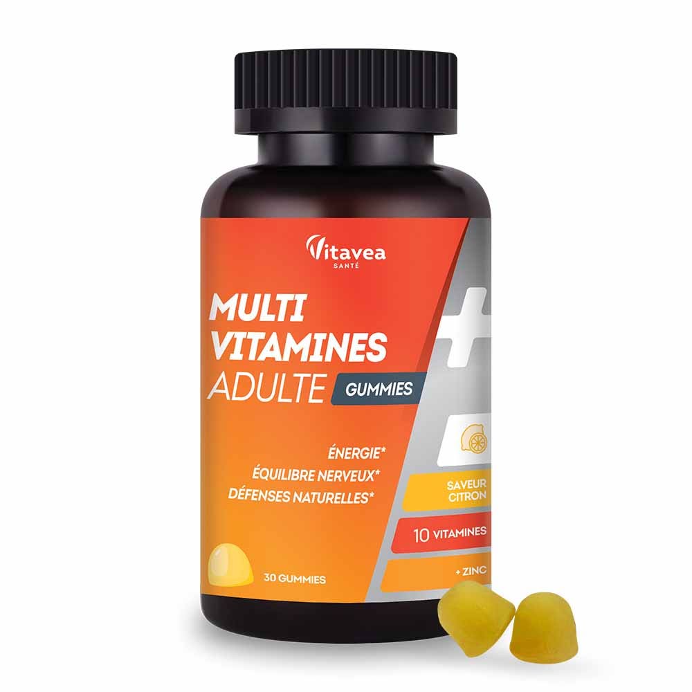 Vitavea Santé Mutivitamines Adulte Energie et Equilibre nerveux 30 gummies