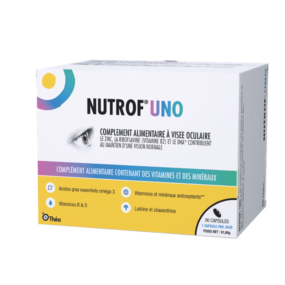 Thea Nutrof Uno Visée oculaire 90 capsules