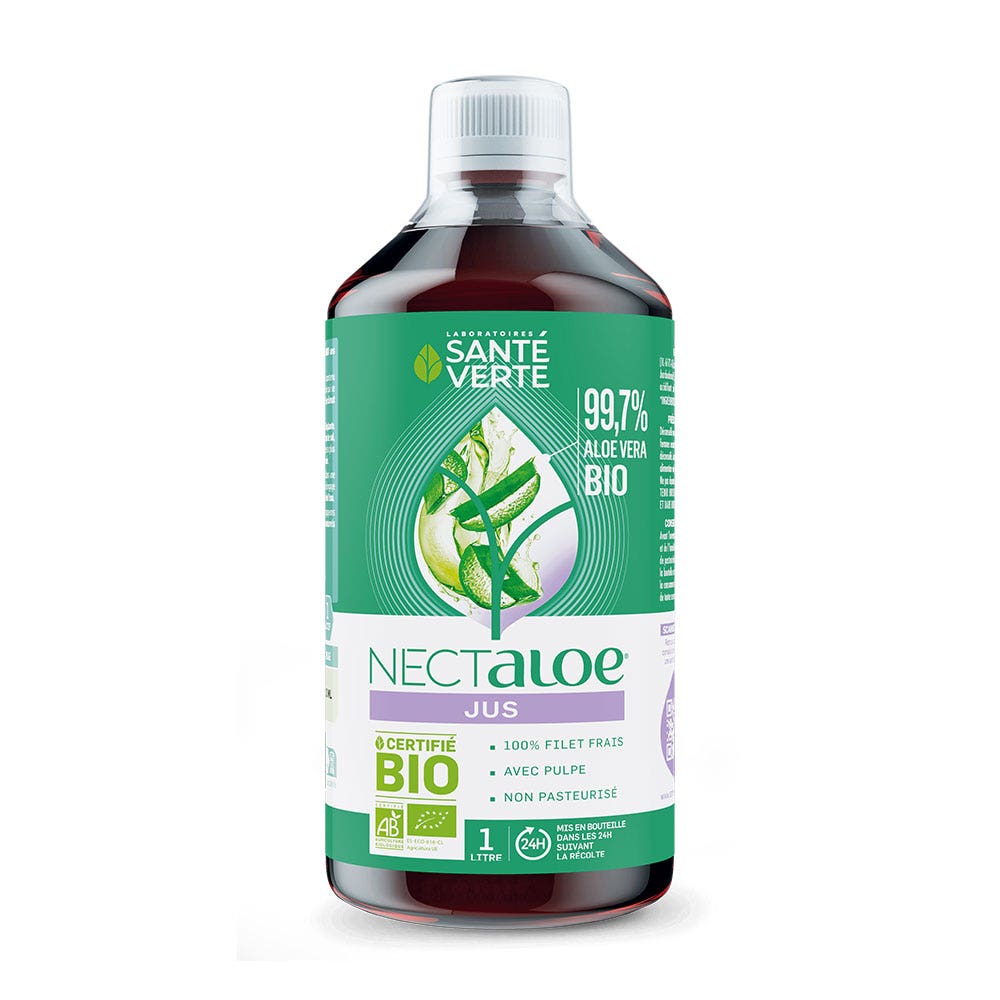 Sante Verte Nectaloe Jus Bio d'Aloé véra Bio 1L