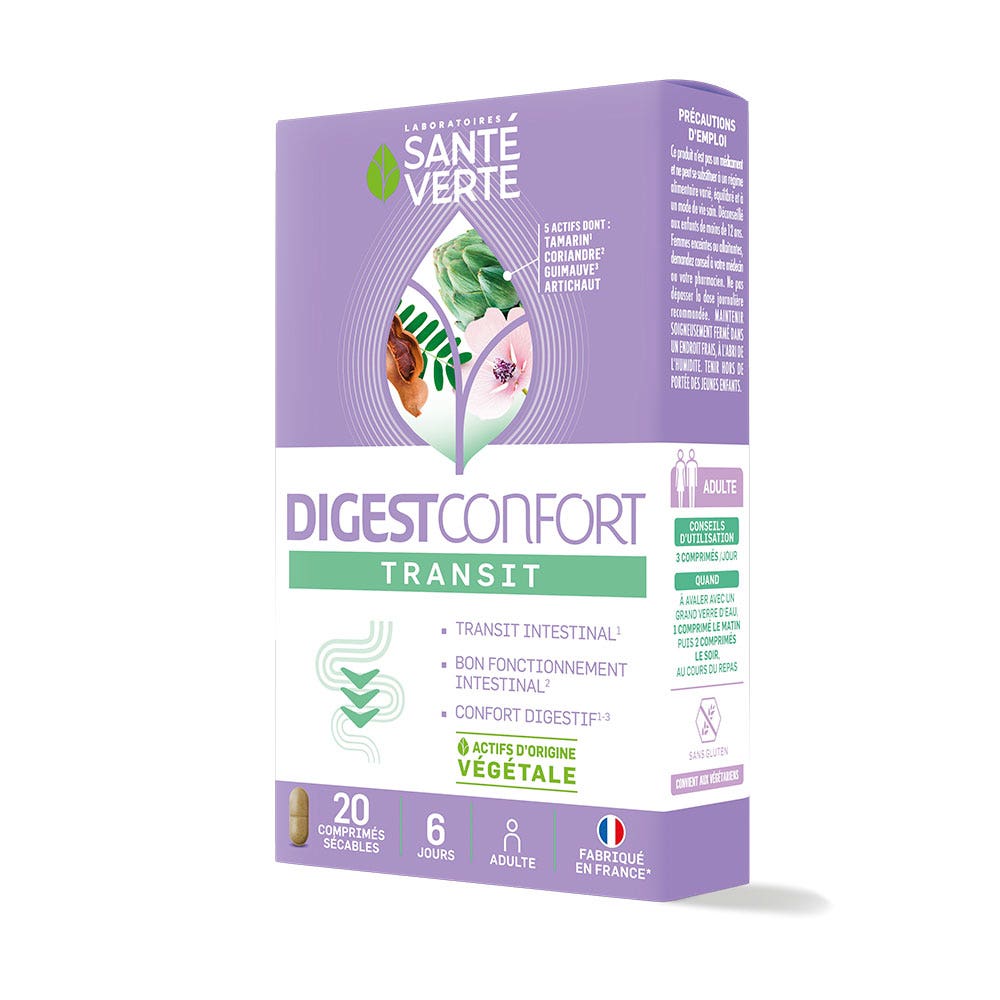 Sante Verte DIgestConfort Transit 20 comprimés