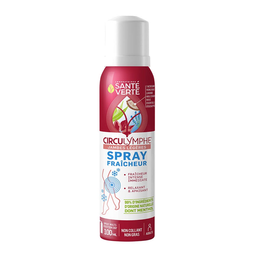 Sante Verte Circulymphe Spray Fraîcheur Jambes Légères 100ml