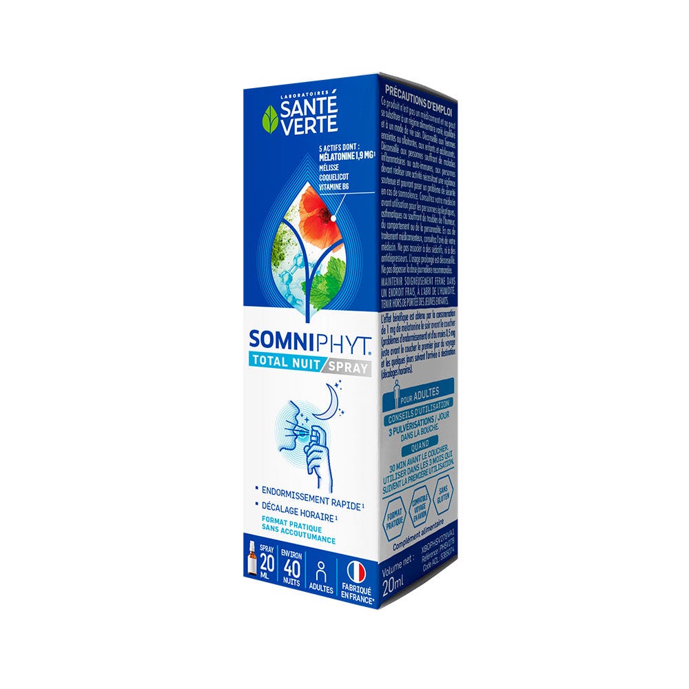 Sante Verte Somniphyt Spray Buccal Melatonine 1,9mg 20ml