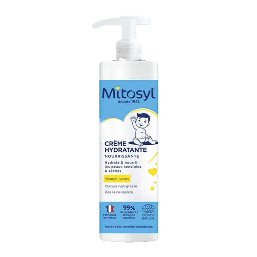 Mitosyl Crème hydratante nourrissante pour bébé 500ml