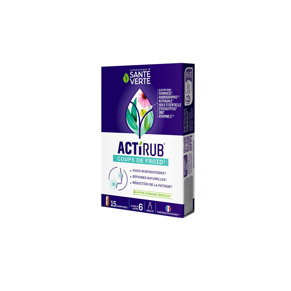 Nez Et Gorge 15 Comprimes ActiRub Sante Verte
