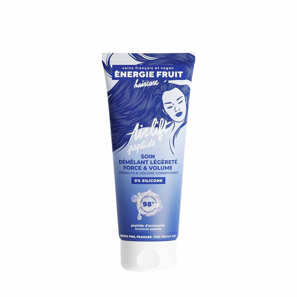 Energie Fruit Airlift Peptide Soin Démêlant Force et Volume Cheveux Fins et Fragiles 200ml