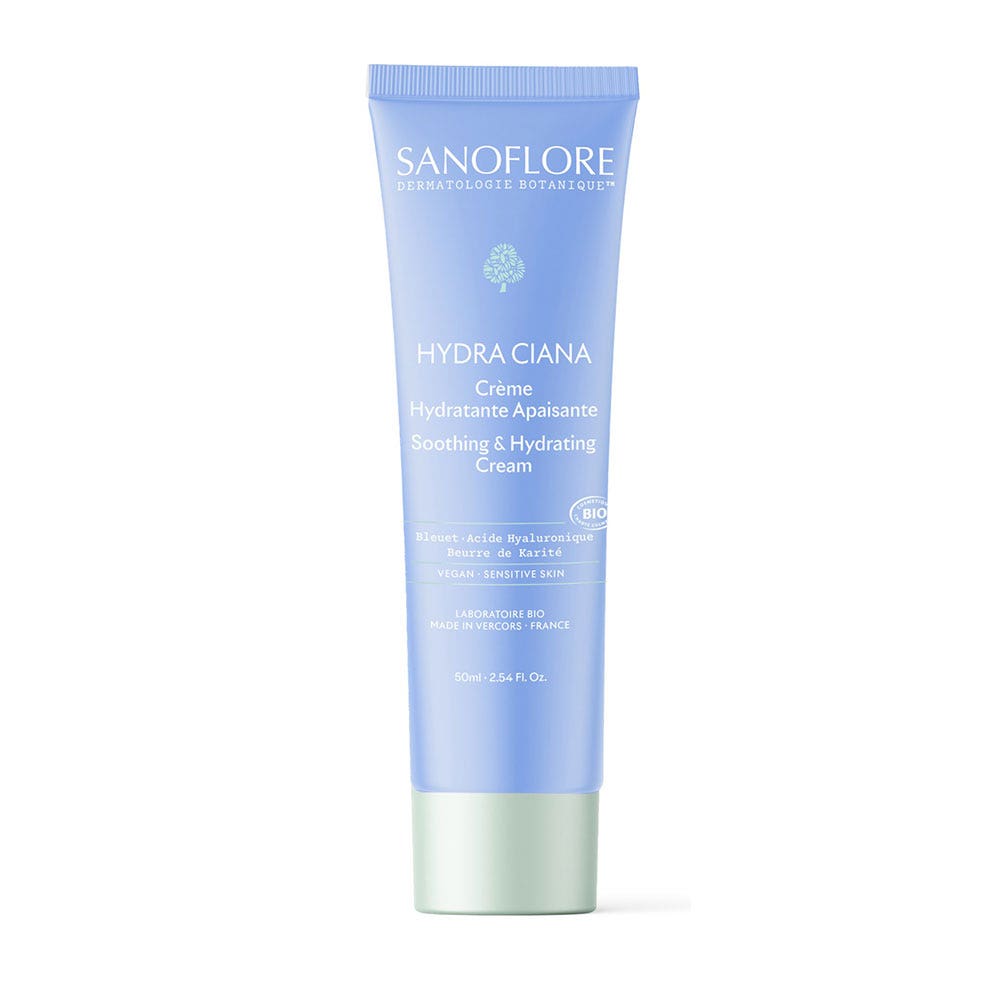 Sanoflore Hydra Ciana Crème Hydratante Apaisante Bio 50ml