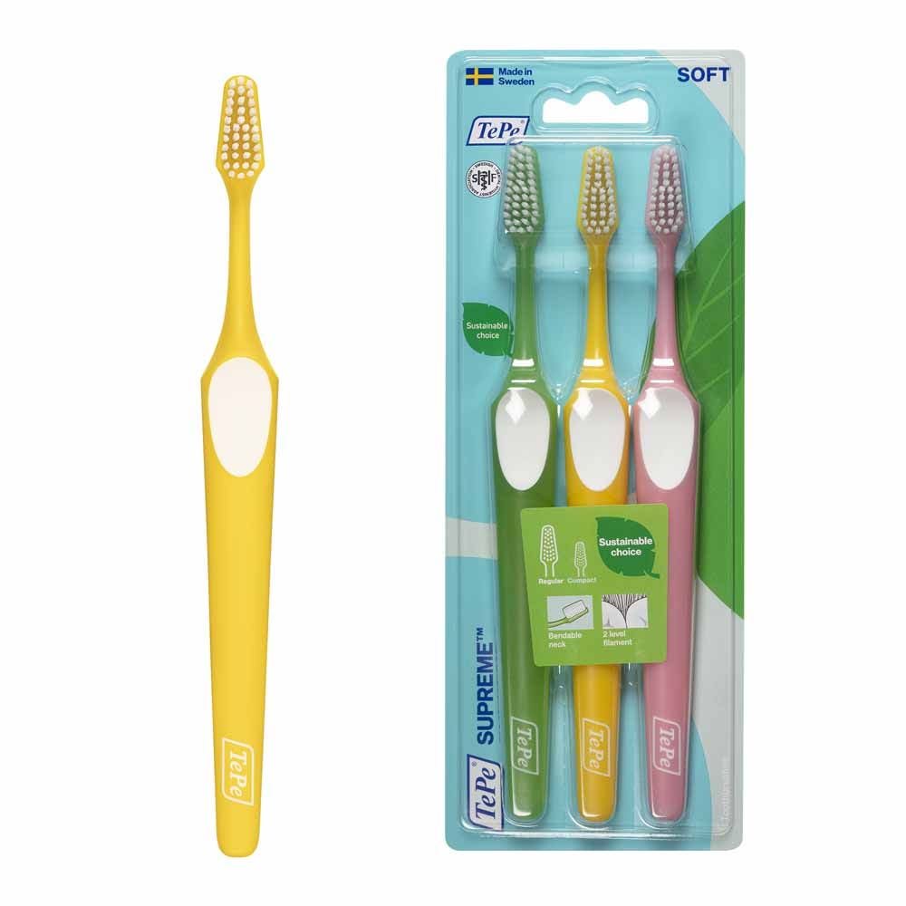 TePe Supreme Soft Brosses à Dents Souples x3