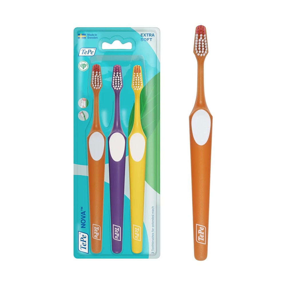 TePe Brosse à Dents Nova Extra-Souples x3