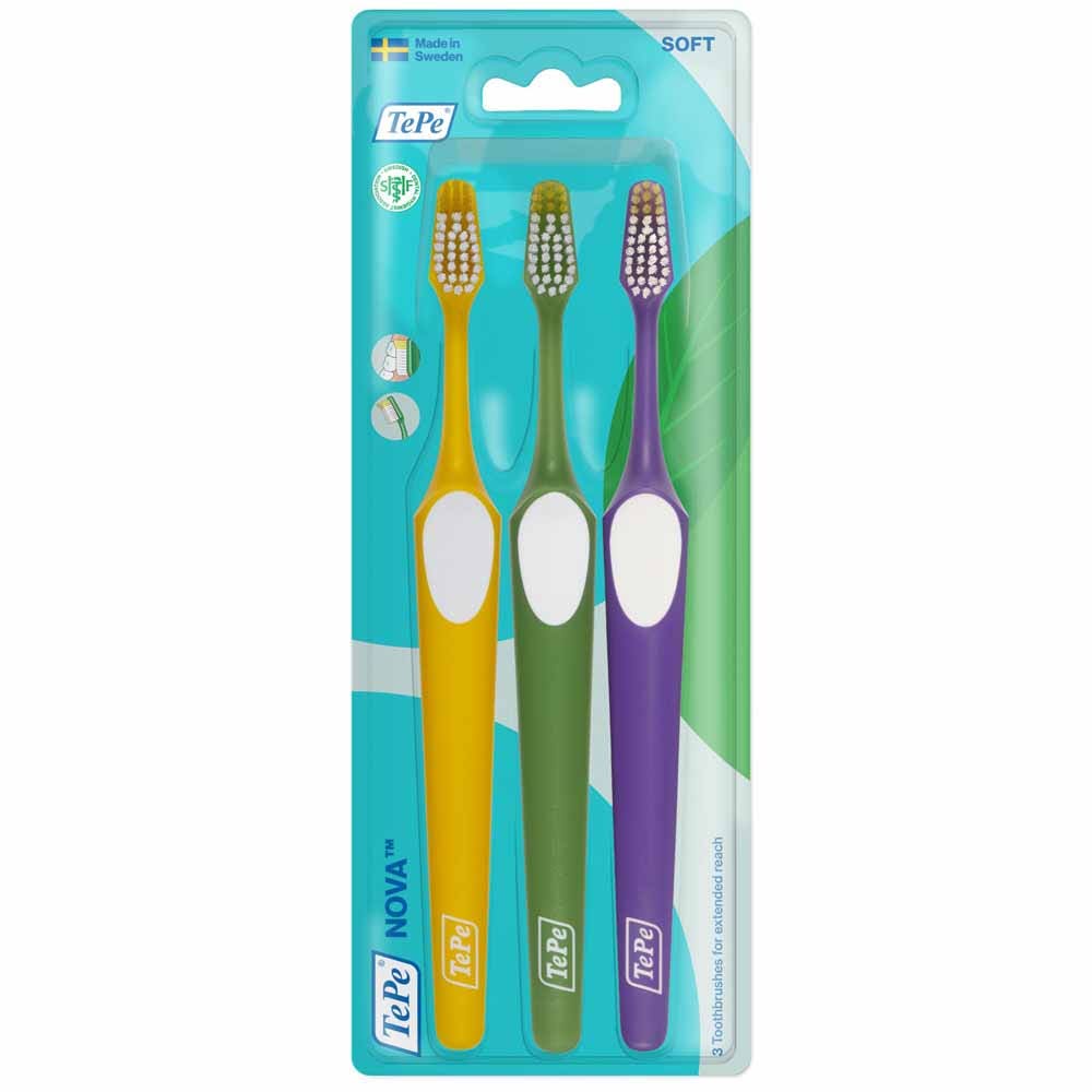 TePe Brosse à Dents Nova Souples x3