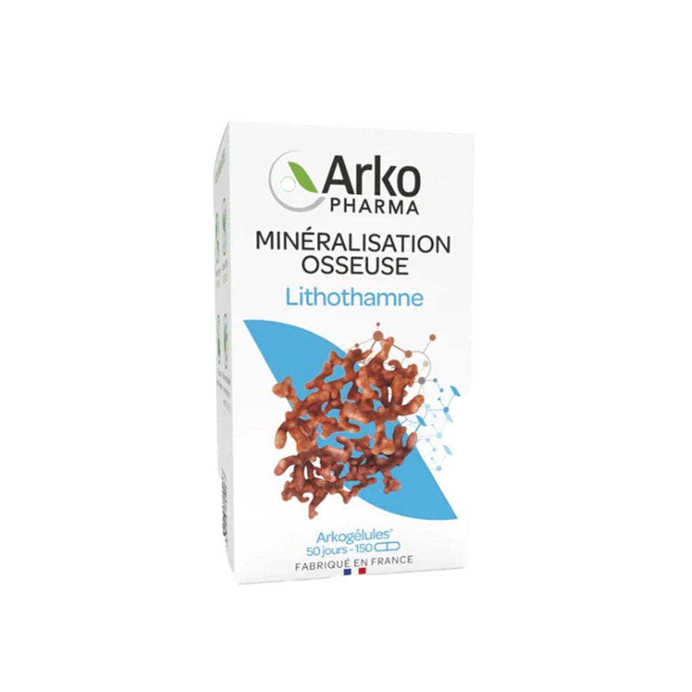 Arkopharma Arkogélules Articulation & Os Fragiles Lithothamne 150 gélules