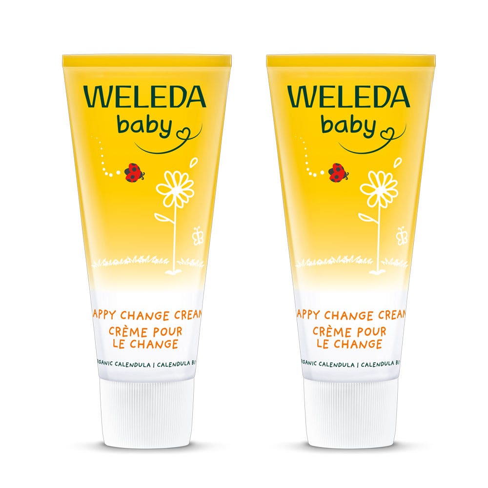 Weleda Calendula Crème Pour Le Change 2x75ml