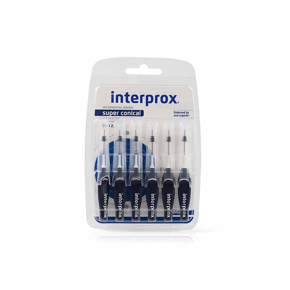 Interprox Super Conical Brossettes interdentaire 2.0 mm x6