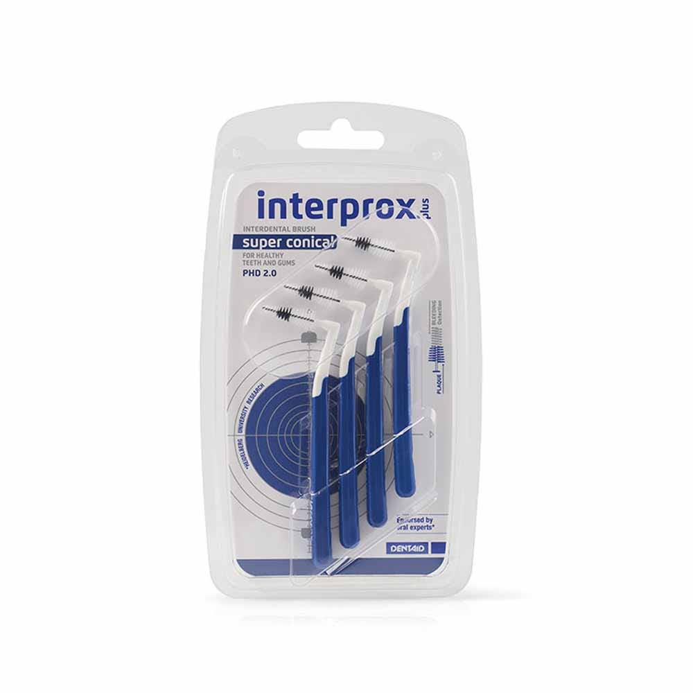 Interprox Super Conical Plus Brossettes interdentaire 2.0 mm x4