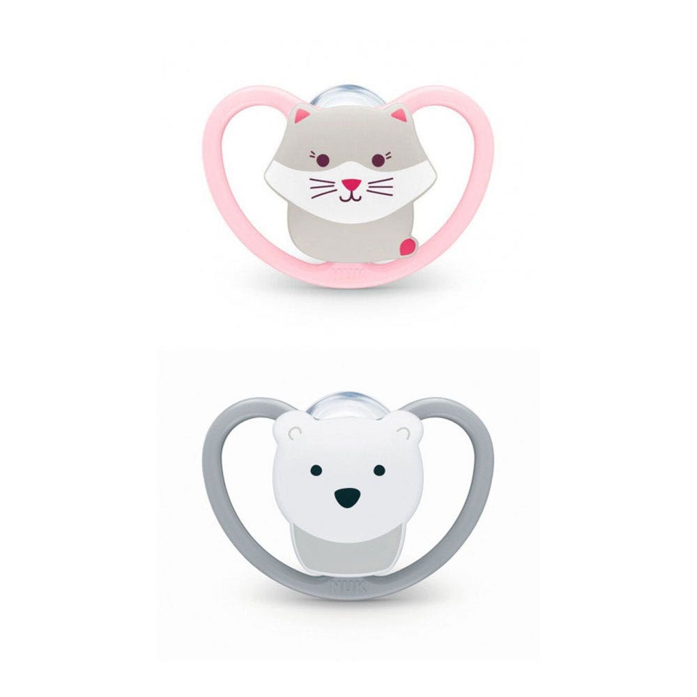 Nuk Perfect Match Sucettes Physiologiques 6 à 18 mois x2