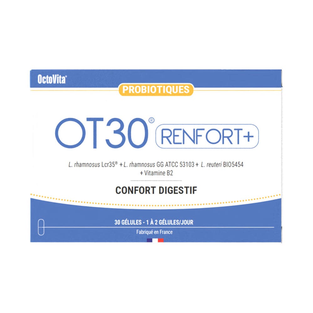 OctoVita OT30 RENFORT+ Probiotiques 30 gélules