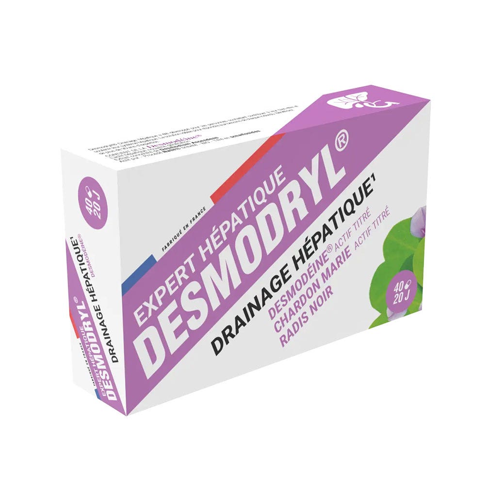 Flora Natura Desmodryl® Drainage hépatique 40 gélules