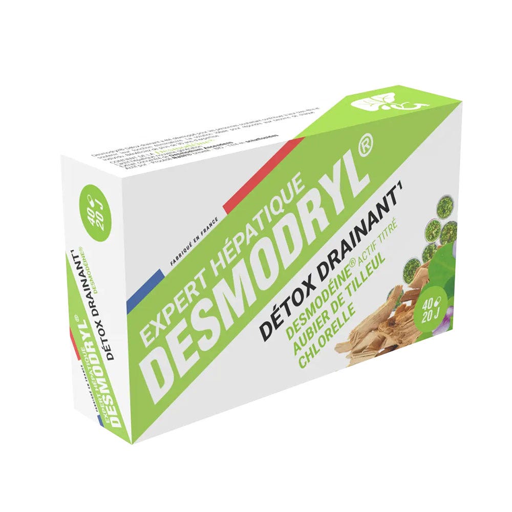Flora Natura Desmodryl® Détox drainant 40 gélules