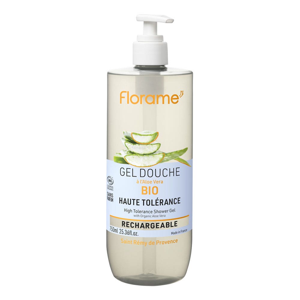 Florame Gel Douche De Provence Haute Tolérance Bio Aloe Vera 750ml