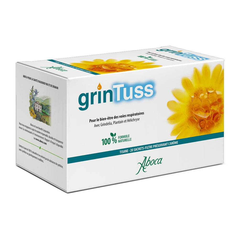 Aboca ORL GrinTruss Tisane Voies Respiratoires 20 sachets