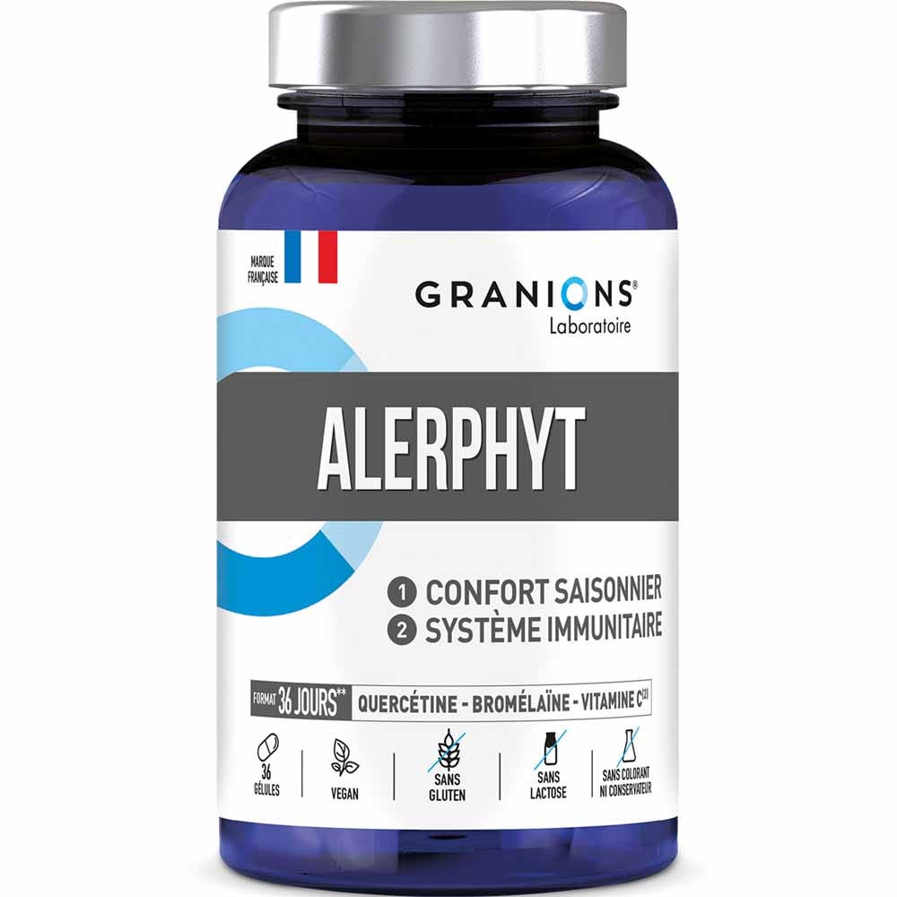 Granions Alerphyt Système Immunitaire Cure de 12 Jours 36 Gélules
