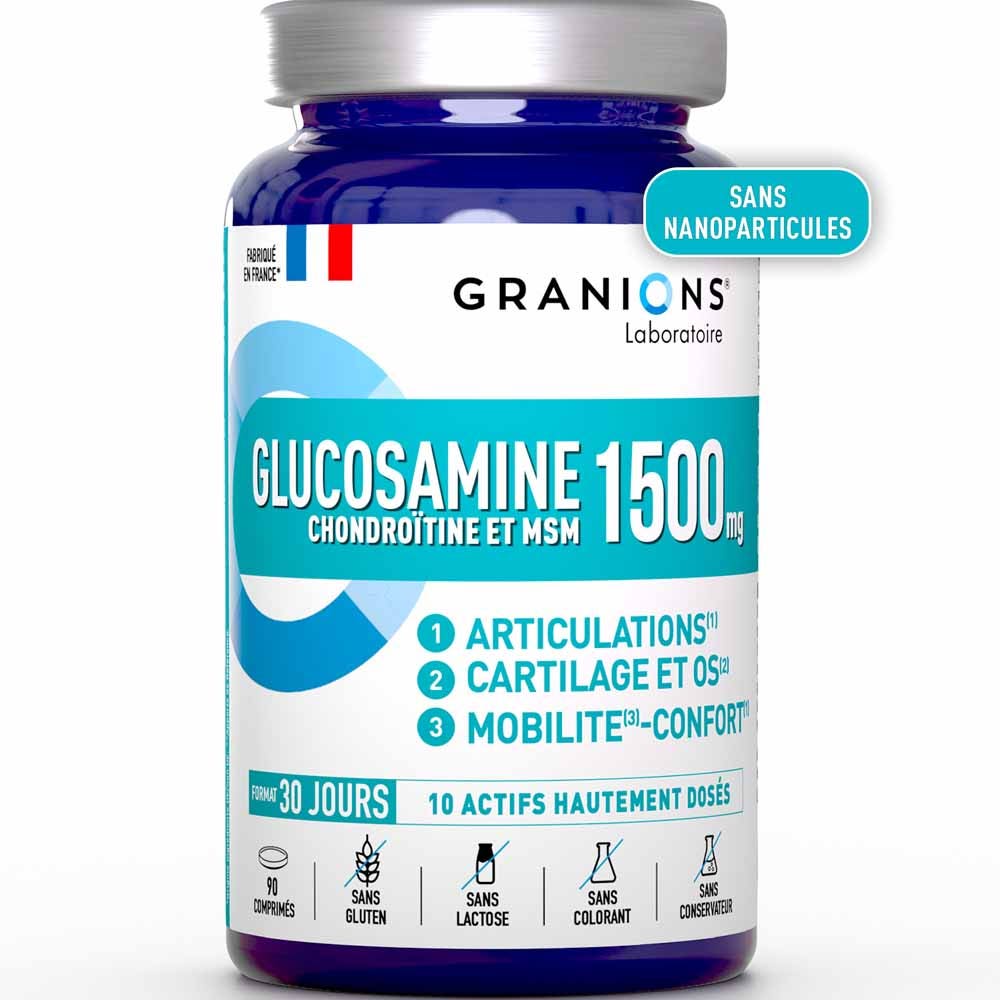 Granions Glucosamine Chondroïtine MSM 1500mg 90 comprimés