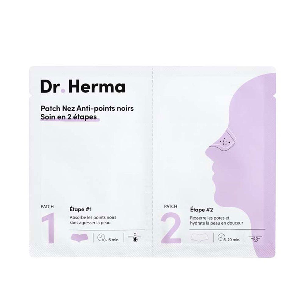 Dr. Herma Patchs Points Noirs 2 Etapes x1 patch
