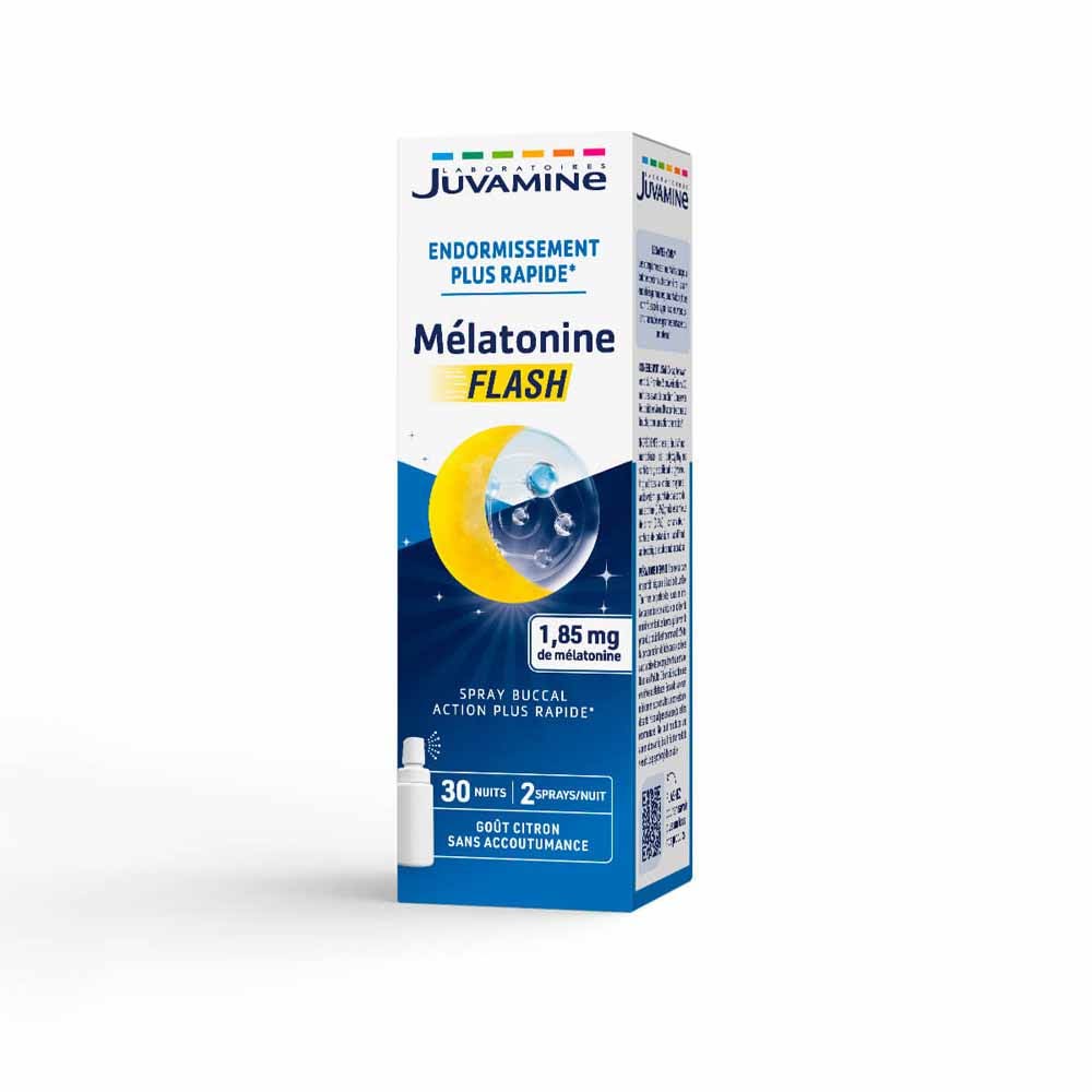 Juvamine Mélatonine Flash 1,85mg En Spray Sommeil 15ml
