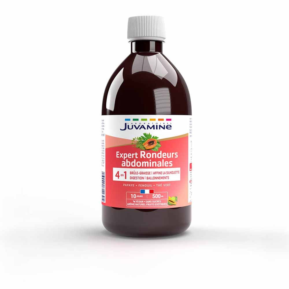 Juvamine Expert Rondeurs Abdominales Saveur Fruits Exotiques 10 Jours 500 ml